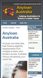 Mobile Screenshot of anyloan.com.au